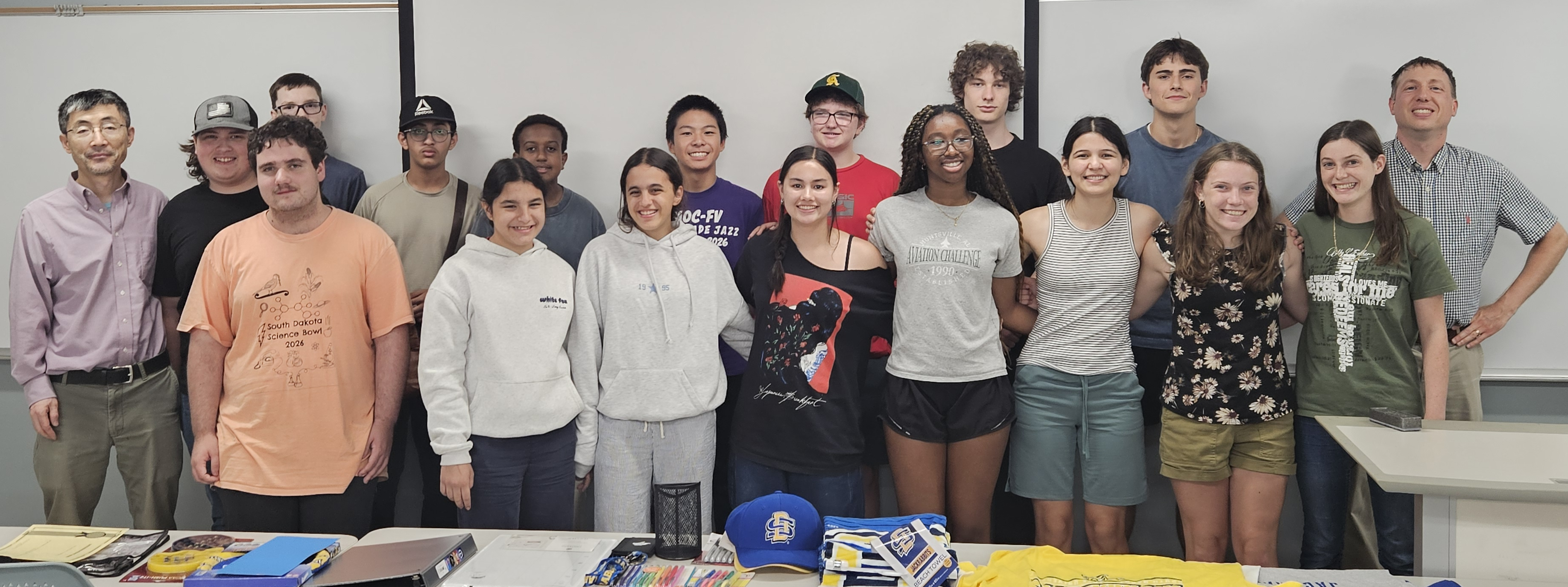 Group photo of the 2026 SDSU Data Science Camp students and instructors